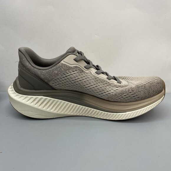 Skechers Go Walk Sneakers Shoe Max Cushioning Arch Fit Comfort Taupe Gray Mens 9 - Picture 10 of 13